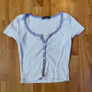 brandy Melville striped crop top